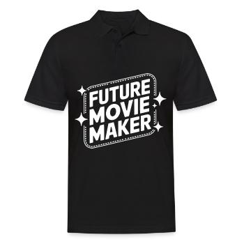 Filmmaker Film Director Cinematographer Film - Men's Polo Shirt - black - Front - Kai (181cm)