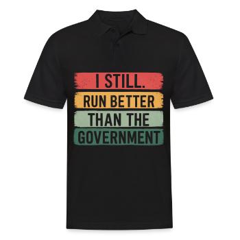 Amputation Disability - Men's Polo Shirt - black - Front - Kai (181cm)