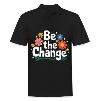 Altruisme Don désintéressé Donner d’école - Polo Homme - noir - Devant - Kai (181cm)
