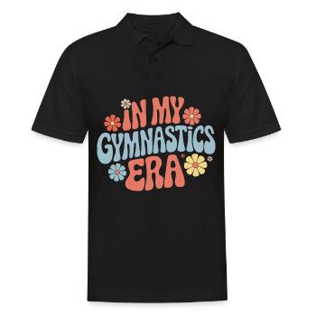 Turnen Turner Gymnastik - Männer Poloshirt - Schwarz - Vorne - Kai (181cm)