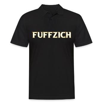 50. Geburtstag Fuffzich - Männer Poloshirt - Schwarz - Vorne - Kai (181cm)
