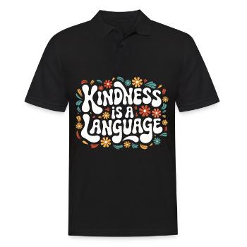 Altruismo Selbstloses Geben Gebende Schulgeist - Männer Poloshirt - Schwarz - Vorne - Kai (181cm)