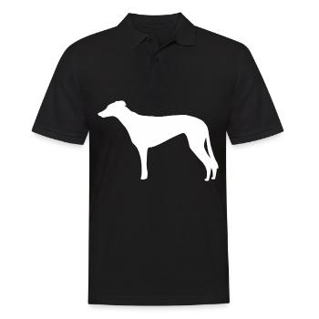 Galgo Espanol Galgo Español - Men's Polo Shirt - black - Front - Kai (181cm)