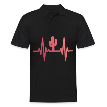 Cactus Cacti Desert Plant - Men's Polo Shirt - black - Front - Kai (181cm)