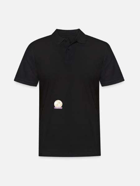 Planète Moon Space gift - Polo Homme - noir
