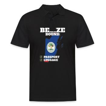 Belize Bound Country Travel Drapeau bélizien - Polo Homme - noir - Devant - Kai (181cm)