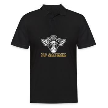 V8 suction car screwdriver tuner tuning mechatronic - Men's Polo Shirt - black - Front - Kai (181cm)