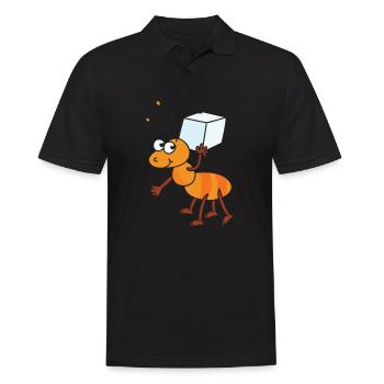 Ant sugar cubes sugar cubes sugar - Men's Polo Shirt - black - Front - Kai (181cm)