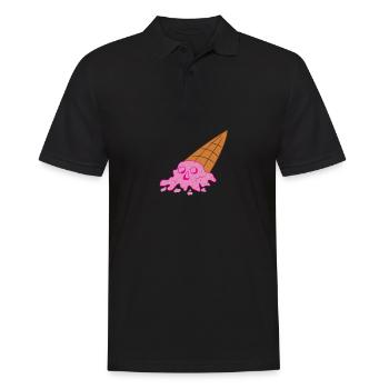 Crème glacée Gaufre Crème glacée Sweet Summer - Polo Homme - noir - Devant - Kai (181cm)