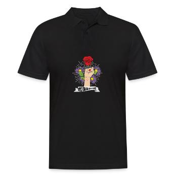 Girls Can Do Anything Frauenpower feminismus - Männer Poloshirt - Schwarz - Vorne - Kai (181cm)