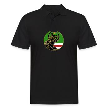 Chechnya Rebal Chechen Fighter - Men's Polo Shirt - black - Front - Kai (181cm)