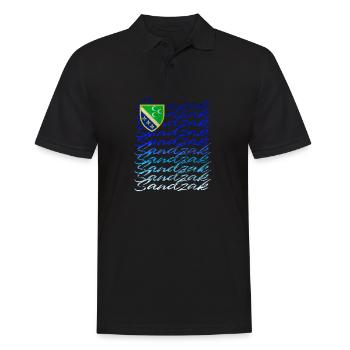 Sandzak DNA Proud Sandzak Roots colorfull sandzak - Polo Homme - noir - Devant - Kai (181cm)