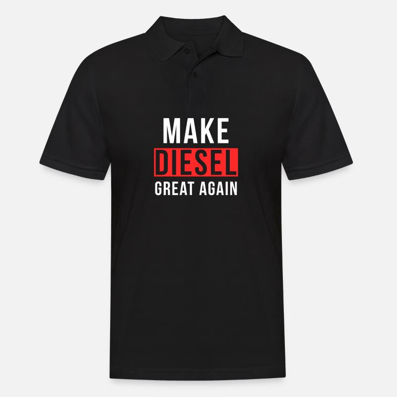Make Diesel Great Again - Polo Homme - noir