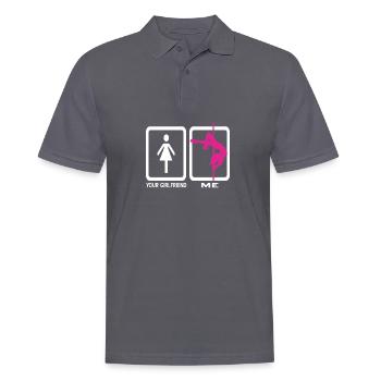 Pole Dance - Männer Poloshirt - Anthrazit - Vorne - Nico (186cm)