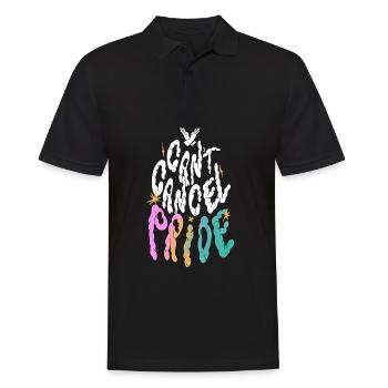 LGBTQ Heart Pride Equality lgbtq+ - Men's Polo Shirt - black - Front - Kai (181cm)