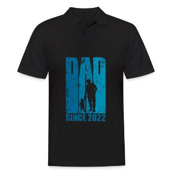 PAPA DEPUIS 2022 PAPA-TO-BE - Polo Homme - noir - Devant - Kai (181cm)