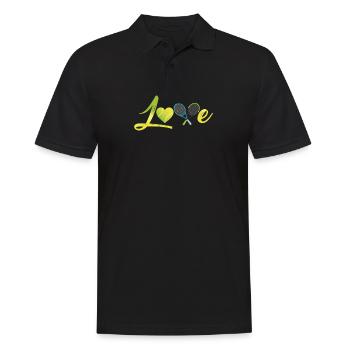 Aime le tennis - Polo Homme - noir - Devant - Kai (181cm)