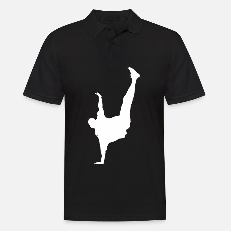Breakdance Breakdancer Breakdancing Geschenk Kind - Männer Poloshirt - Schwarz