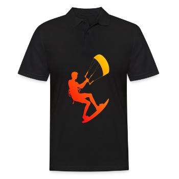 Cerf-volant Cerf-volant homme Kitesurf femme Kitesurf - Polo Homme - noir - Devant - Kai (181cm)