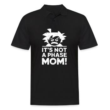 Ce n’est pas une phase maman ! Emo Goth Alternative - Polo Homme - noir - Devant - Kai (181cm)