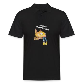 Taucher - Welcher Taucher - Männer Poloshirt - Schwarz - Vorne - Kai (181cm)