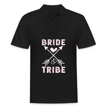 Mariage mariage mariage cérémonie amour idée cadeau - Polo Homme - noir - Devant - Kai (181cm)