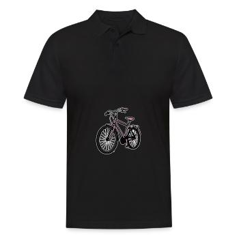 Rose Vélo Femmes Filles - Polo Homme - noir - Devant - Kai (181cm)
