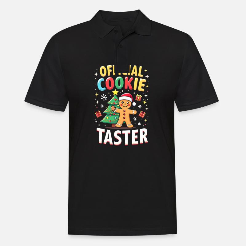 Official Cookie Taster - Männer Poloshirt - Schwarz