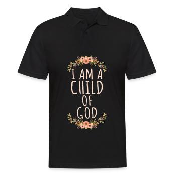 Gott Jesus Bibel Kirche Christliches Geschenk - Männer Poloshirt - Schwarz - Vorne - Kai (181cm)