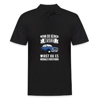 Schiguli Lada Russland Auto Lustiger Spruch - Männer Poloshirt - Schwarz - Vorne - Kai (181cm)