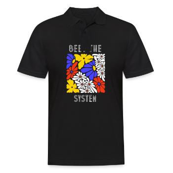 Beet the system - Men's Polo Shirt - black - Front - Kai (181cm)