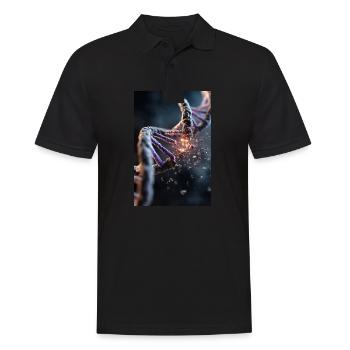 DNA Breakdown Explosion - Men's Polo Shirt - black - Front - Kai (181cm)