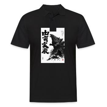 Encre monstrueuse de destruction - Polo Homme - noir - Devant - Kai (181cm)