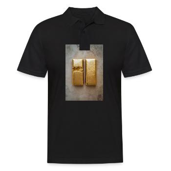 Gold Transformation - Men's Polo Shirt - black - Front - Kai (181cm)