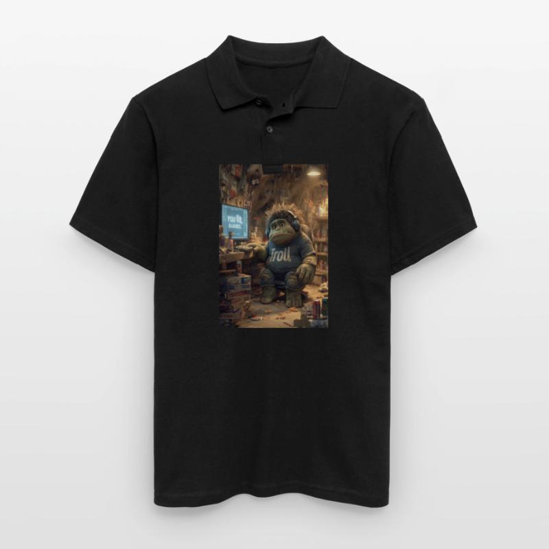 Internet-Troll wird gesperrt Männer Poloshirt