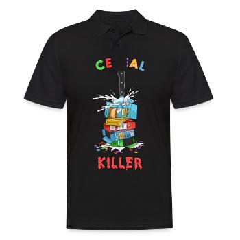 Sarkusm Saying Black Humor Funny Irony - Men's Polo Shirt - black - Front - Kai (181cm)