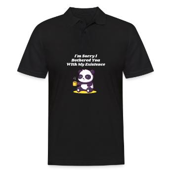 Je suis désolé de vous avoir envoyé des sarkas introvertis - Polo Homme - noir - Devant - Kai (181cm)