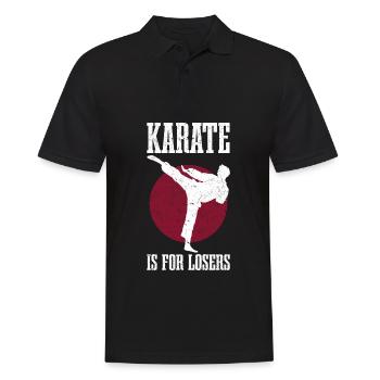Tang Soo Do Kämpfer | Koreanisch Kämpfen Geschenke - Männer Poloshirt - Schwarz - Vorne - Kai (181cm)