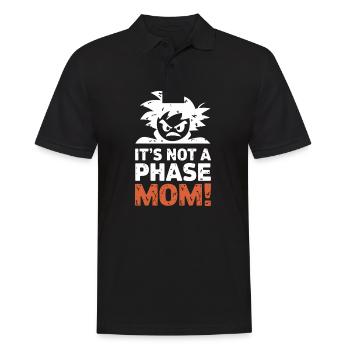 Ce n’est pas une phase maman ! Emo Goth Alternative - Polo Homme - noir - Devant - Kai (181cm)