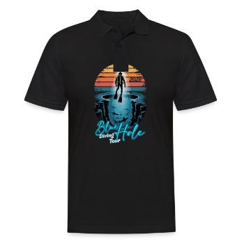 Plongée au Blue Hole 2025 - Polo Homme - noir - Devant - Kai (181cm)