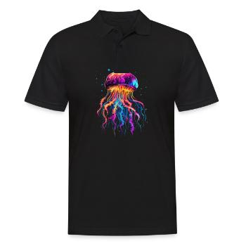Méduses pour les fans de créatures marines, Cadeaux Animaux de Noël - Polo Homme - noir - Devant - Kai (181cm)