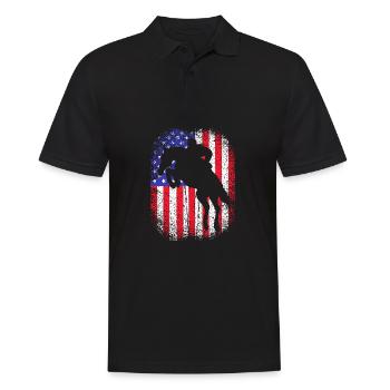 Saut d’obstacles Saut d’obstacles - Polo Homme - noir - Devant - Kai (181cm)