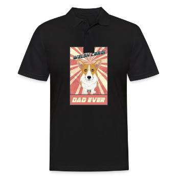 Meilleur père gallois Corgi Ever I Corgi Lover - Polo Homme - noir - Devant - Kai (181cm)