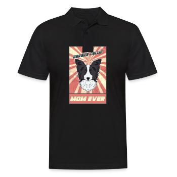 Meilleure Border Collie Maman Ever I Border Collie Lover - Polo Homme - noir - Devant - Kai (181cm)