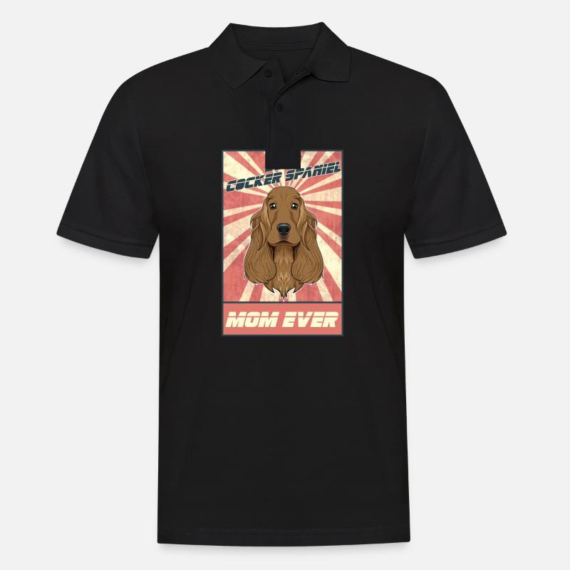 Meilleur Cocker Spaniel Maman Ever I Cocker Spaniel - Polo Homme - noir