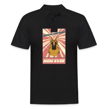 Best German Shepherd Mom Ever I German Shepherd - Männer Poloshirt - Schwarz - Vorne - Kai (181cm)