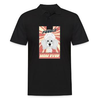 Best Poodle Mom Ever I Poodle Lover - Men's Polo Shirt - black - Front - Kai (181cm)