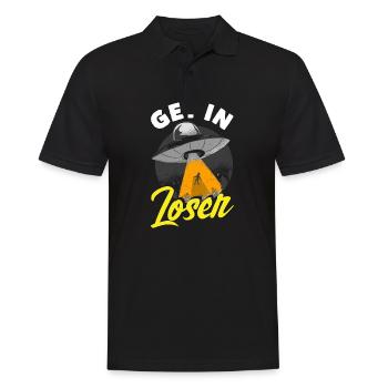Get In Loser Science Fiction Alien - Men's Polo Shirt - black - Front - Kai (181cm)