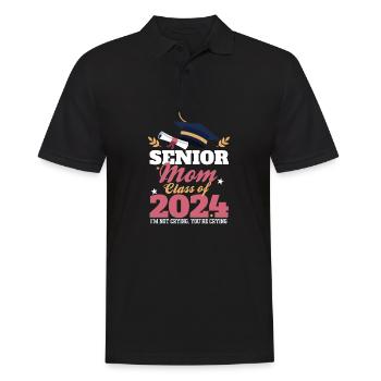Fière mère d’une classe de maman âgée de 2024 drôle - Polo Homme - noir - Devant - Kai (181cm)