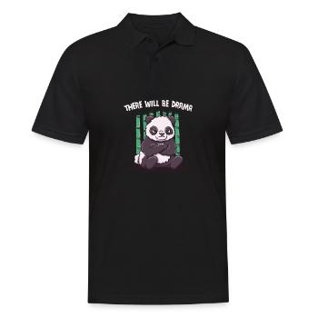 It will be dramatic, funny, sarcastic humor -Sat - Men's Polo Shirt - black - Front - Kai (181cm)